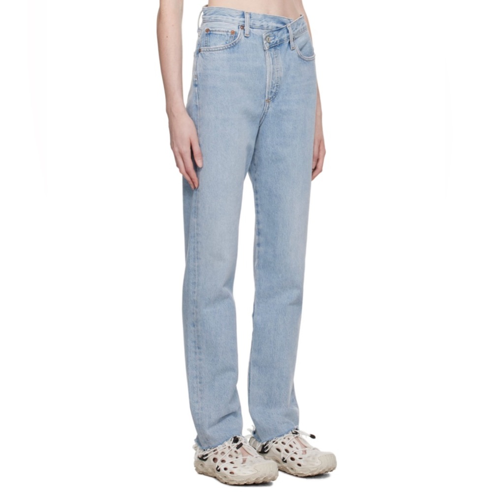 Agolde criss cross jeans